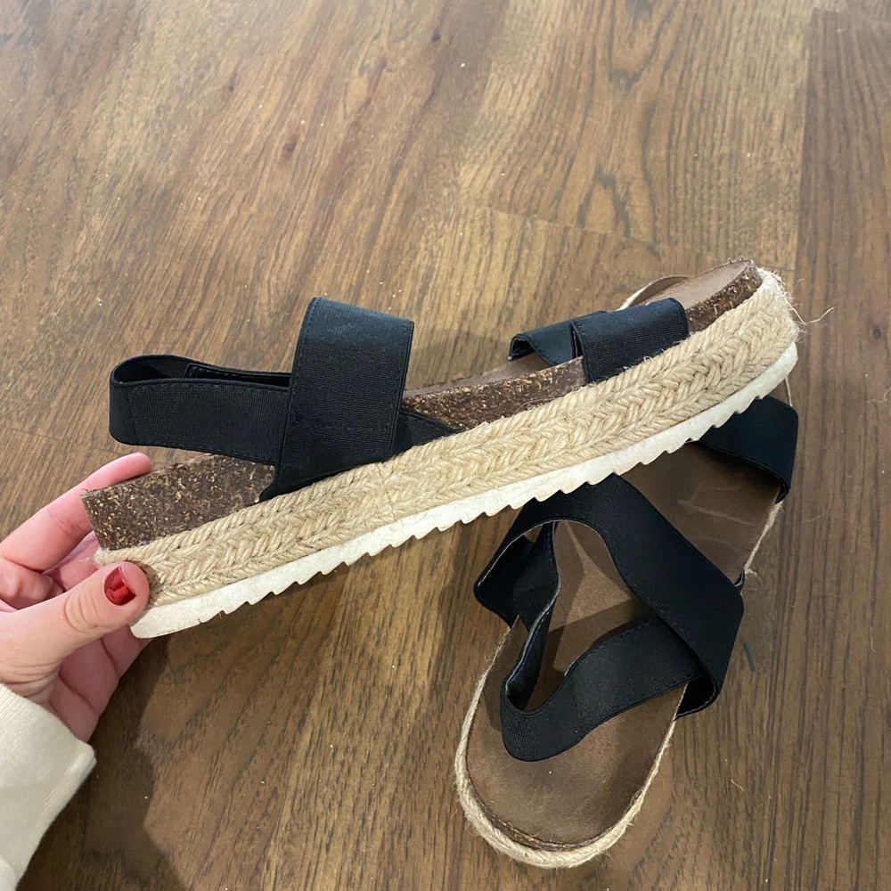 Black sandals